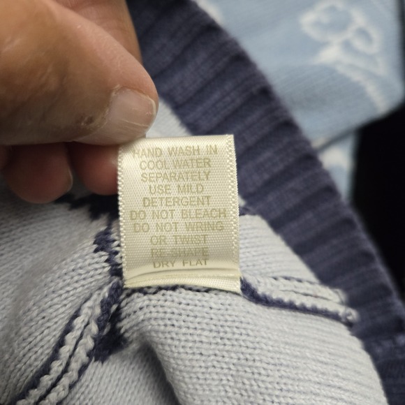 CJ Banks Womens X Floral Colorblock Zip Up Sweater Cottagecore Grannycore Demure - Picture 6 of 7